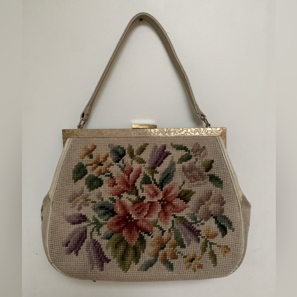 Vintage Needlepoint Handbag